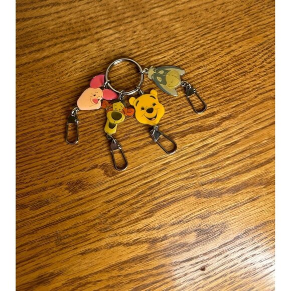 Vintage Winnie the Pooh Key chain charms metal Disney - Picture 1 of 1